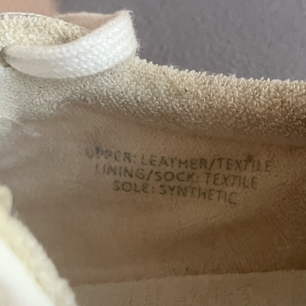 Madewell - Retro Sneakers - Size 7- Color: cloud linen /white reg price $98 - Picture 5 of 6